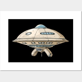 Vintage UFO Posters and Art